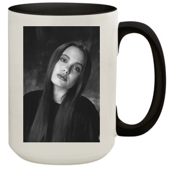 Angelina Jolie 15oz Colored Inner & Handle Mug