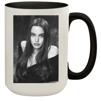 Angelina Jolie 15oz Colored Inner & Handle Mug