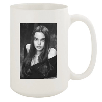 Angelina Jolie 15oz White Mug