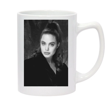 Angelina Jolie 14oz White Statesman Mug