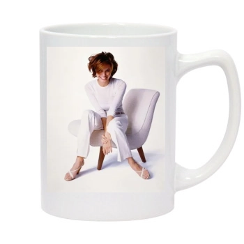 Angelina Jolie 14oz White Statesman Mug