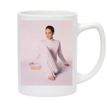 Angelina Jolie 14oz White Statesman Mug