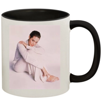 Angelina Jolie 11oz Colored Inner & Handle Mug