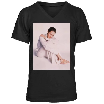 Angelina Jolie Men's V-Neck T-Shirt