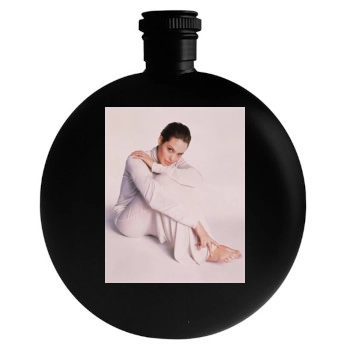 Angelina Jolie Round Flask