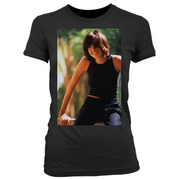 Angelina Jolie Women's Junior Cut Crewneck T-Shirt