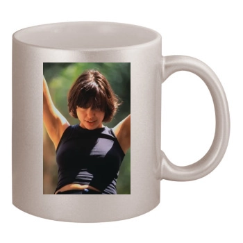 Angelina Jolie 11oz Metallic Silver Mug