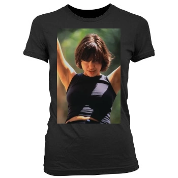 Angelina Jolie Women's Junior Cut Crewneck T-Shirt