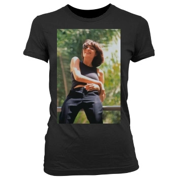 Angelina Jolie Women's Junior Cut Crewneck T-Shirt