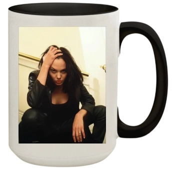 Angelina Jolie 15oz Colored Inner & Handle Mug