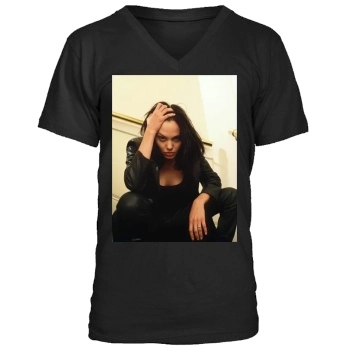 Angelina Jolie Men's V-Neck T-Shirt