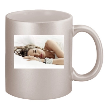 Angelina Jolie 11oz Metallic Silver Mug