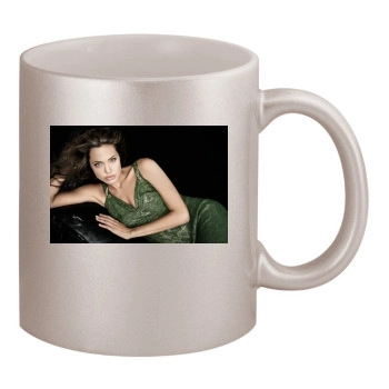 Angelina Jolie 11oz Metallic Silver Mug