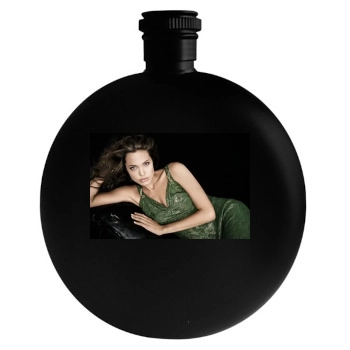 Angelina Jolie Round Flask