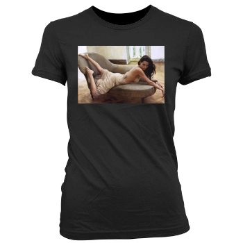 Angelina Jolie Women's Junior Cut Crewneck T-Shirt