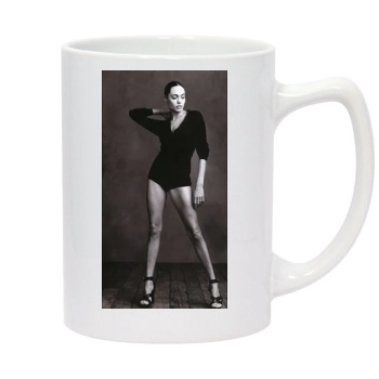 Angelina Jolie 14oz White Statesman Mug