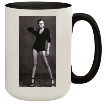 Angelina Jolie 15oz Colored Inner & Handle Mug