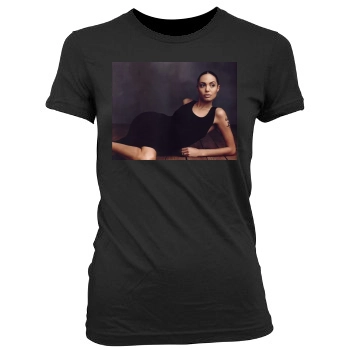 Angelina Jolie Women's Junior Cut Crewneck T-Shirt