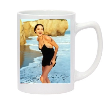 Angelina Jolie 14oz White Statesman Mug