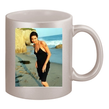 Angelina Jolie 11oz Metallic Silver Mug