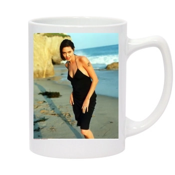 Angelina Jolie 14oz White Statesman Mug