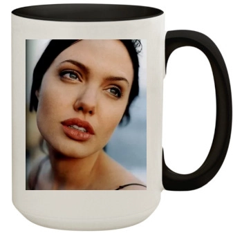 Angelina Jolie 15oz Colored Inner & Handle Mug