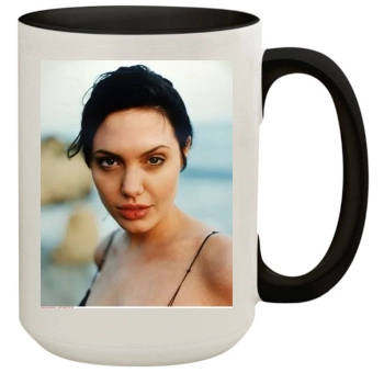 Angelina Jolie 15oz Colored Inner & Handle Mug