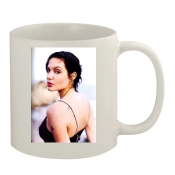 Angelina Jolie 11oz White Mug