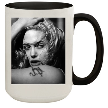 Angelina Jolie 15oz Colored Inner & Handle Mug