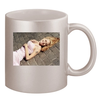 Angelina Jolie 11oz Metallic Silver Mug