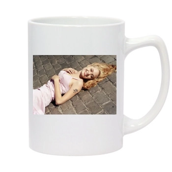 Angelina Jolie 14oz White Statesman Mug