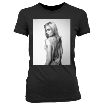 Angelina Jolie Women's Junior Cut Crewneck T-Shirt