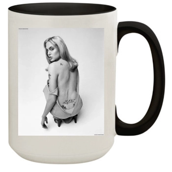 Angelina Jolie 15oz Colored Inner & Handle Mug