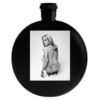 Angelina Jolie Round Flask