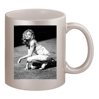 Angelina Jolie 11oz Metallic Silver Mug