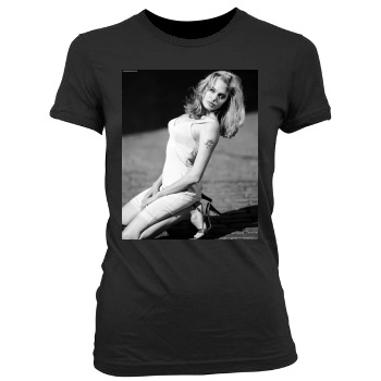 Angelina Jolie Women's Junior Cut Crewneck T-Shirt