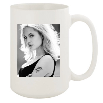 Angelina Jolie 15oz White Mug