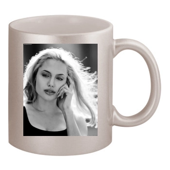 Angelina Jolie 11oz Metallic Silver Mug