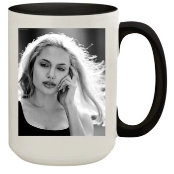 Angelina Jolie 15oz Colored Inner & Handle Mug