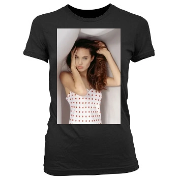 Angelina Jolie Women's Junior Cut Crewneck T-Shirt