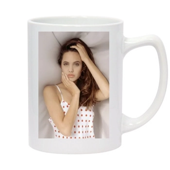 Angelina Jolie 14oz White Statesman Mug