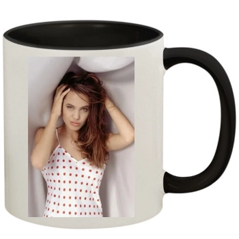 Angelina Jolie 11oz Colored Inner & Handle Mug