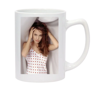 Angelina Jolie 14oz White Statesman Mug