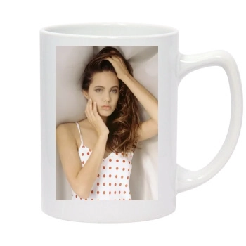 Angelina Jolie 14oz White Statesman Mug