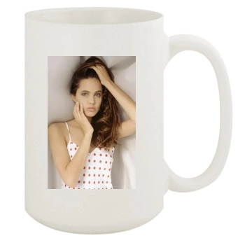 Angelina Jolie 15oz White Mug