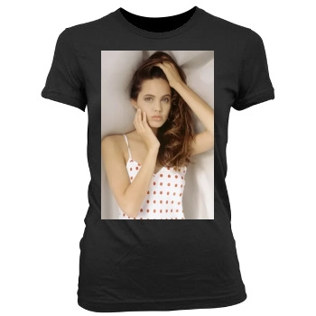 Angelina Jolie Women's Junior Cut Crewneck T-Shirt