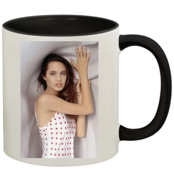 Angelina Jolie 11oz Colored Inner & Handle Mug