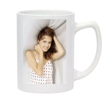 Angelina Jolie 14oz White Statesman Mug