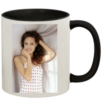 Angelina Jolie 11oz Colored Inner & Handle Mug