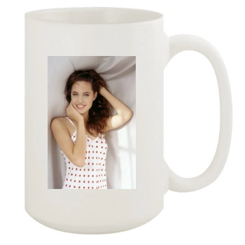 Angelina Jolie 15oz White Mug